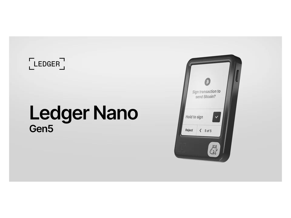 Ledger Nano Gen5 hardware wallet product image