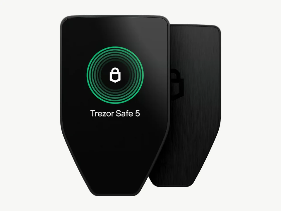 Trezor Safe 5 hardware wallet product image